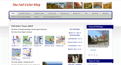 Desktop Screenshot of fallcolorblog.com